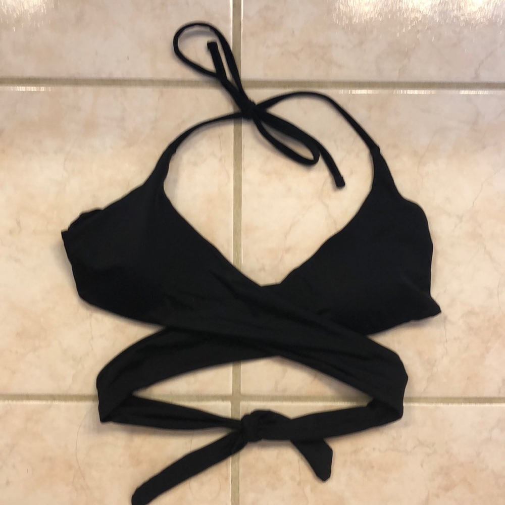 Wrap Halter Swimming Top